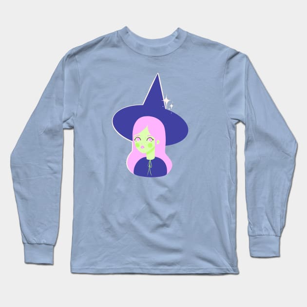 Magic witch Long Sleeve T-Shirt by Little Miss Arkham